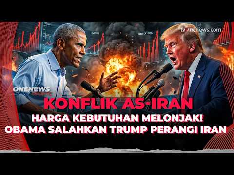 Harga Barang Naik, Obama Tuding Perang Trump dengan Iran Jadi Biang Kerok | OneNews Update
