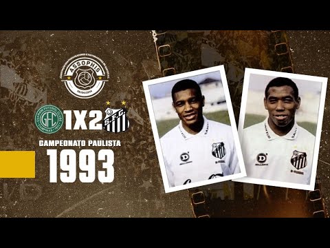 Guarani 1 x 2 Santos - 24/03/1993 - Santos vira em cinco minutos