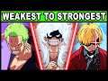 All 10 Straw Hats RANKED From Weakest To Strongest One Piece