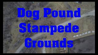 Dog Pound Rodeo Grounds Drone Video