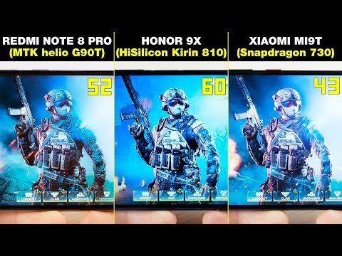 REDMI NOTE 8 PRO vs HONOR 9X vs XIAOMI MI9T - БОЛЬШОЕ СРАВНЕНИЕ В ИГРАХ! FPS+НАГРЕВ