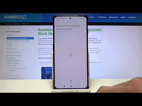Cómo activar fuentes desconocidas en XIAOMI Black Shark 4 - fuentes externas