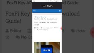 How to use and Download FoxFi Key !