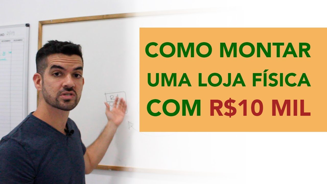 Como montar uma loja física com R$10 mil