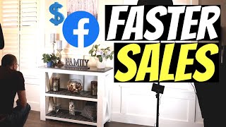 How to Stage Furniture to Sell on Facebook Marketplace ~ Very Effective for Me!