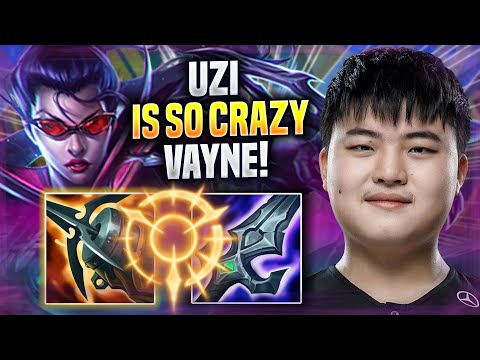 UZI IS SO CRAZY WITH VAYNE! - BLG Uzi Plays Vayne ADC vs Samira! | Season 2022