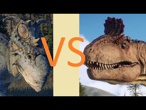 Kriolofozaur vs Pachyrinozaur