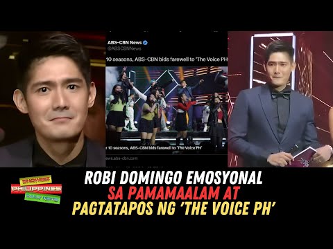 Robi Domingo EMOSYONAL Sa Pamamaalam At Pagtatapos Ng 'The Voice PH'