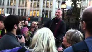 London student protest 9 November 2011: Billy Bragg - Which side are you on?