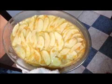 Tarta de manzana en 15 minutos sin horno