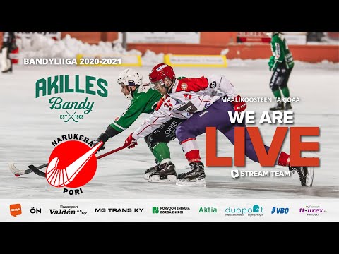 Bandyliigaa: Akilles - Narukerä 9.1.2021 maalikooste