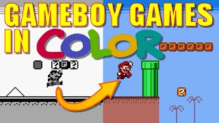 COLOR for old Gameboy Games!