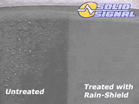 King's Rain Shield "Rain Fade" Protective Satellite Dish Spray in Action (www.solidsignal.com)