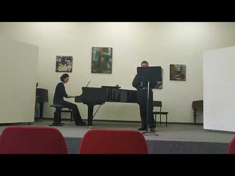 Soutěž ZUŠ 2022, R. Krzystek - klarinet, E. Kubrová klavír