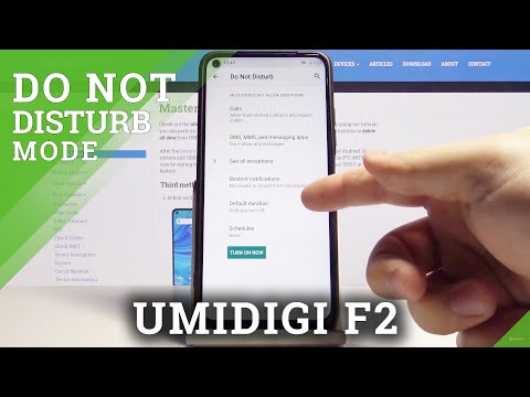 How to Activate DND in UMIDIGI F2 – Do Not Disturb Mode