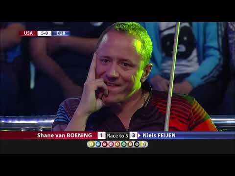 Shane van Boening vs Niels Feijen | 2015 Mosconi Cup
