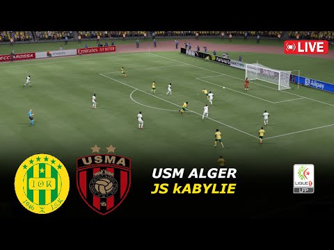 🔴JS kabylie vs USM Alger / Algerian Ligue 2025/26 | eFootball PES 21 Simulation