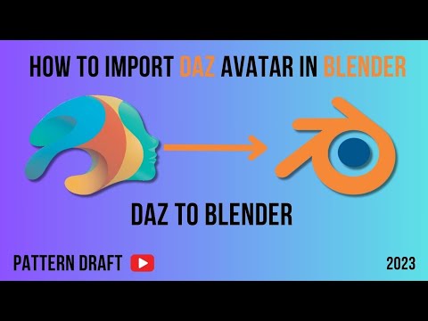 How to Import DAZ 3D Avatar in blender / DAZ to Blender