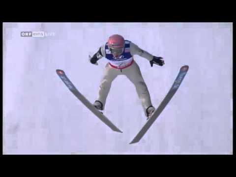 Manuel Fettner Val di Fiemme 2013 einbeiniger Telemark ORF