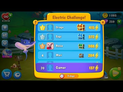 NEW EVENT ELECTRIC CHALLENGE FISHDOM LEVEL 147