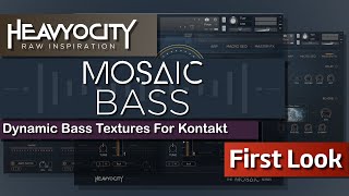 Video thumbnail for Mosaic Bass by Heavyocity | Dynamic Bass Library for Kontakt by Simeon Amburgey