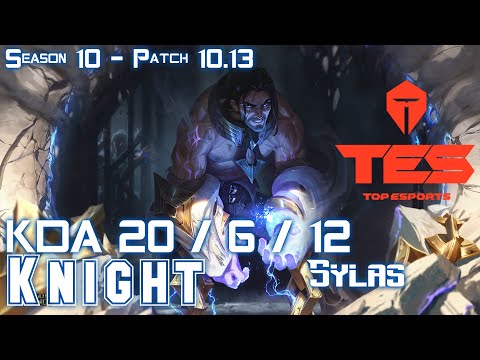 TES Knight SYLAS vs ZOE Mid - Patch 10.13 KR Ranked