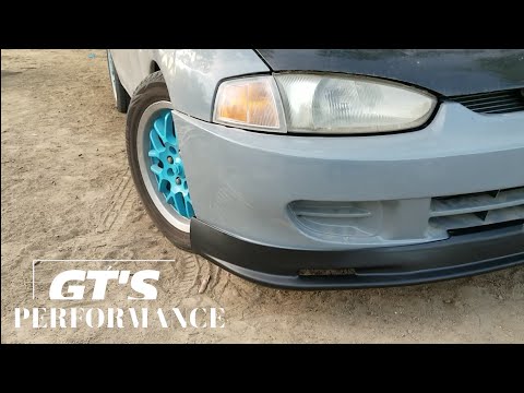 Honda bumper lip on my Mitsubishi Mirage