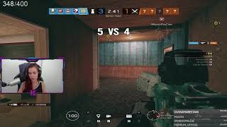 Kitty On rainbow Six Siege - Stream highlights #4