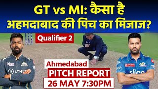 GT vs MI Today IPL Match Pitch Report: Ahmedabad Pitch Report | Narendra Modi Stadium Pitch Report