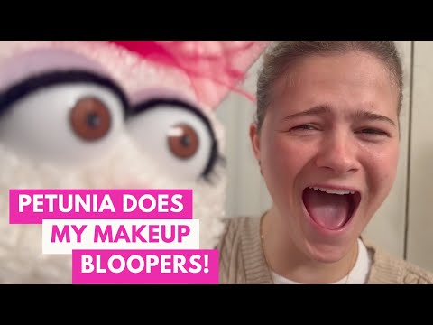 Petunia Does My Makeup: BLOOPERS! | Darci Lynne