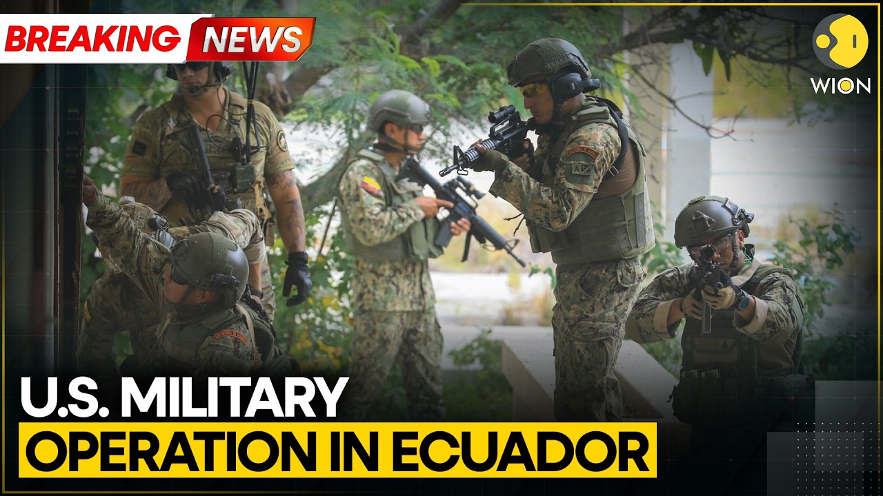 Breaking: U.S. Military Conducts Operation in Ecuador | WION