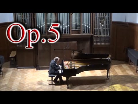 A. Scriabin. 2 Nocturnes op. 5 (Alexey Chernov, piano)