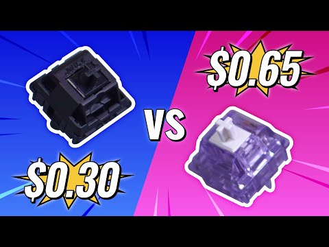 Cheap vs Expensive: All Nylon JWK Switches • JWick Blacks vs Durock Lavenders
