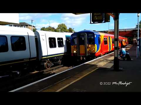 The classic Class 455's! 5727 (5861) (SWR) South Western Railway - Richmond to Kingston