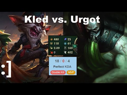 Kled vs. Urgot - When you need to make haste. (stream highlight)