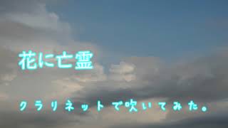 花に亡霊 クラリネットで吹いてみた。