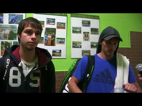 Marek Gengel a Tomáš Papík po výhře ve čtvrtfinále turnaje JABLONEC INDOOR OPEN 2017