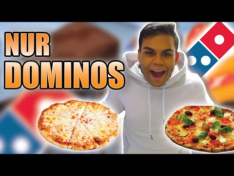 EIN TAG NUR PIZZA BEI DOMINOS ESSEN🍕🌯