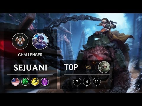 Sejuani Top vs Camille - NA Challenger Patch 9.12