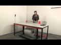 Multi Line onder tafel Rolhouder incl. wielen