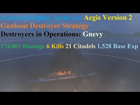 Scenario Destroyer Strategy Analysis - Aegis Version 2 With Gnevy