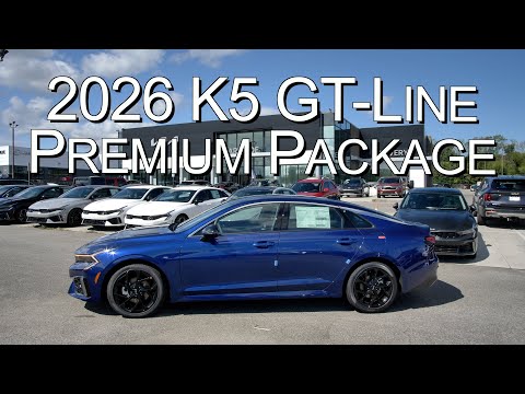 New 2026 Kia K5 GT-Line Premium Package at Parkside Kia