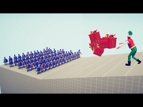 PRESENT ELF GOD vs EVERY UNİT Part 1 | TABS - Totally Accurate Battle Simulator
