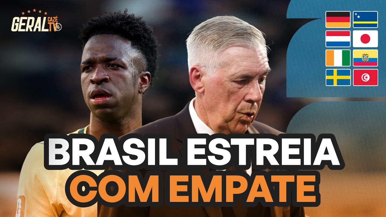 BRASIL ESTREIA NA COPA COM EMPATE CONTRA O MARROCOS! O QUE PRECISA MUDAR? | GERAL CAZÉTV