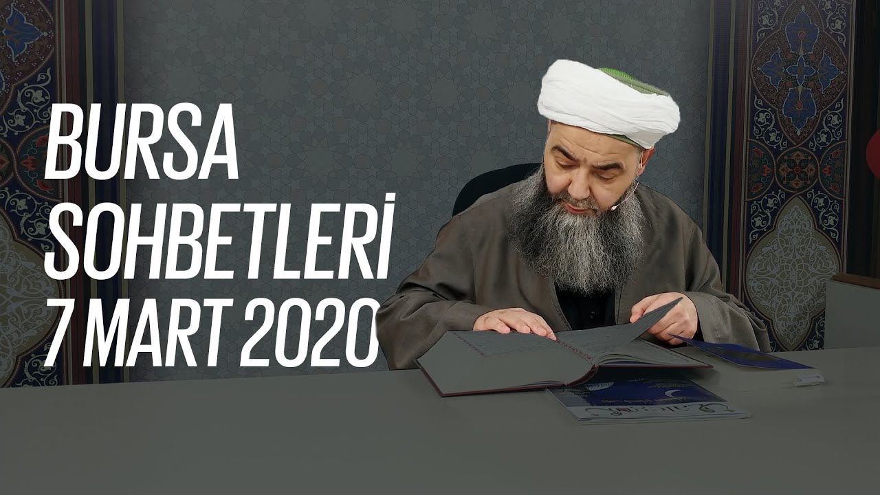 Bursa Sohbetleri 7 Mart 2020