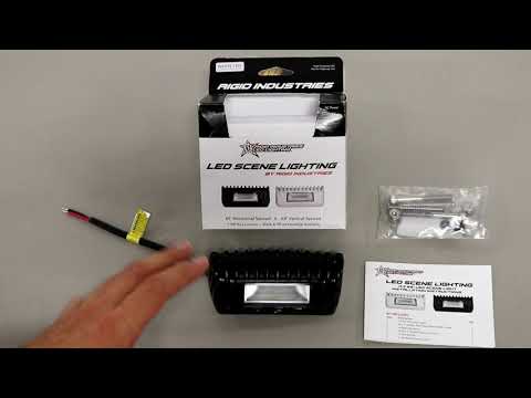 Rigid Industries 1x2 Scene Lights "What's in the Box ? 86610 86620 #HardRacing #RigidIndustries