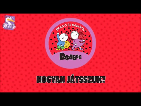 Dobble Bogyó és Babóca játékbemutató