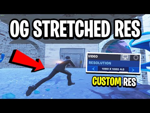 Fortnite, But Old Stretched Resolution..