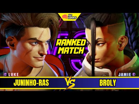 SF6 - JUNINHO-RAS (LUKE) VS BROLY (JAMIE)  STREET FIGHTER 6