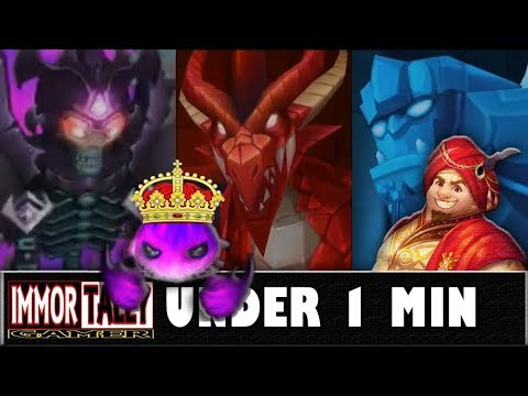 SUMMONERS WAR : Sub 1 Minute in GB10, DB10, NB10 With Havana (Dark Low Elemental)